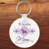 Westie mama sleutelhanger (Voorkant)