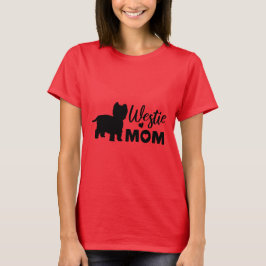 Westie mama t-shirt