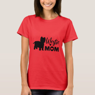 Westie mama t-shirt