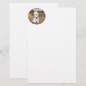Westie met zeilboten briefpapier (Voorkant / Achterkant)