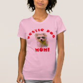 Westie Moeder Hond Beste Hond Moeder Ooit T-shirt (Voorkant)