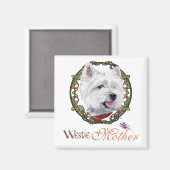 Westie Moederdag Magneet (Voorkant / Achterkant)