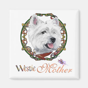 Westie Moederdag Magneet