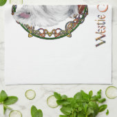 Westie Moederdag Theedoek (Gevouwen)