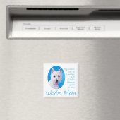 Westie Mom Magnet (Insitu (Vaatwasser))