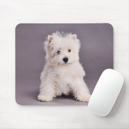 Westie mousepad muismat (Met muis)