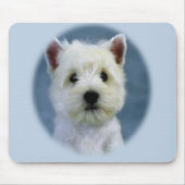 Westie mousepad muismat (Voorkant)