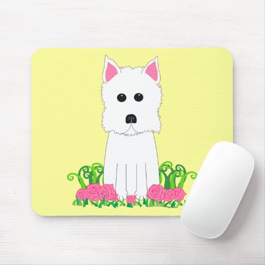 Westie Muismat (Met muis)