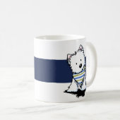 Westie Nautical KiniArt Mok (Voorkant rechts)