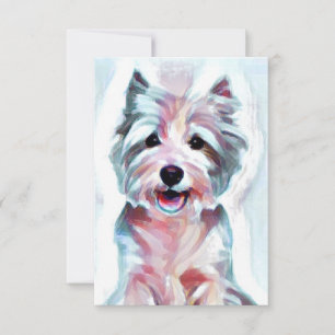 Westie Note Cards Notitiekaartje