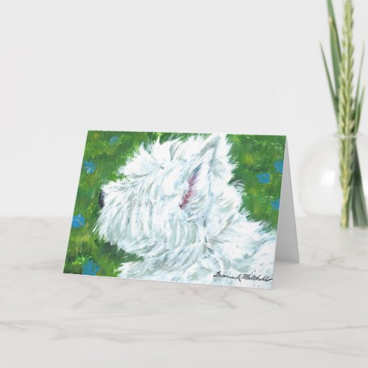 WESTIE Notecard Kaart (Voorkant)