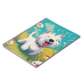 Westie notitieboek - Westie leeft zijn beste leven (Linkerzijde)