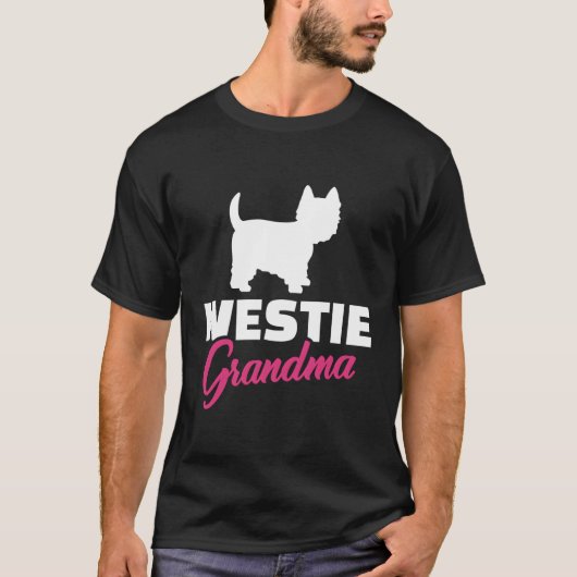Westie Oma T-shirt (Voorkant)
