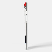 Westie op rood Case-Mate iPhone case (Achterkant / Links)