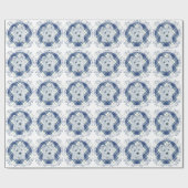 Westie op Tartan Cadeaupapier (Vlak)