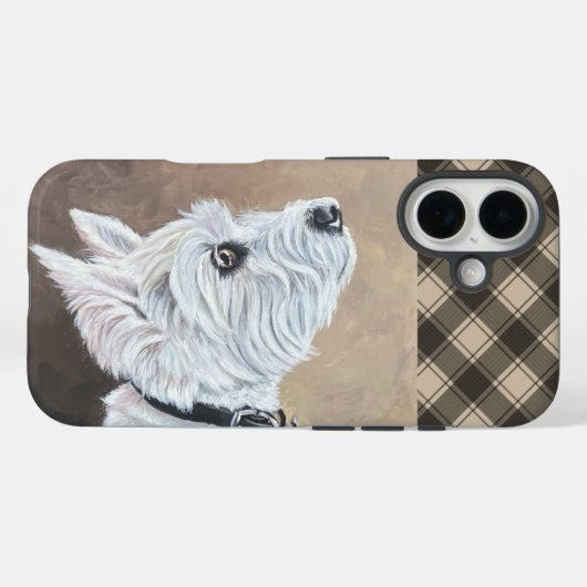 Westie Opzoeken Profiel B Case-Mate iPhone Case (Achterkant (horizontaal))