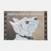 Westie Opzoeken Profiel B Deurmat (Voorkant)