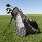 Westie Opzoeken Profiel B Golfhanddoek (Groen)