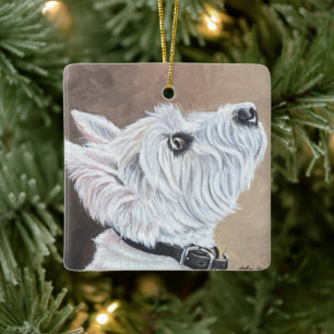 Westie Opzoeken Profiel B Keramisch Ornament