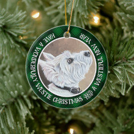 Westie Opzoeken Profiel B Keramisch Ornament