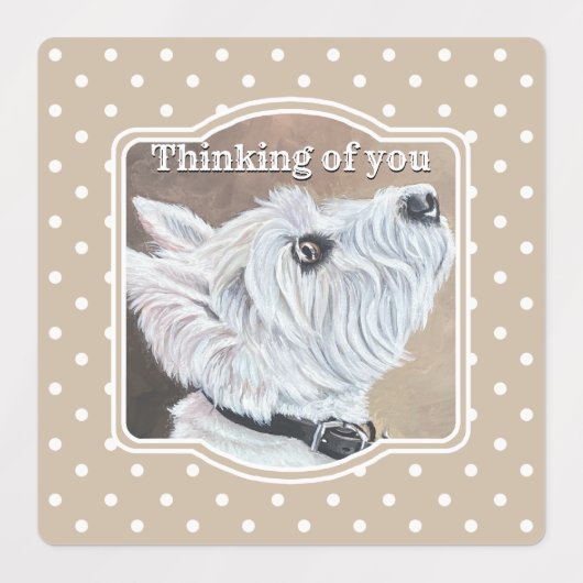 Westie Opzoeken Profiel B Labels (Design 1)