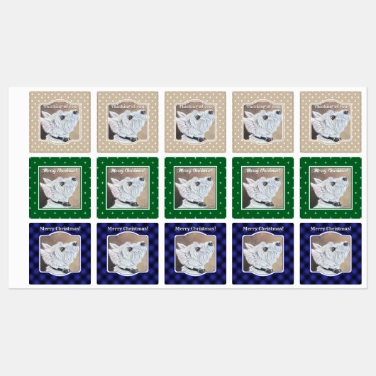 Westie Opzoeken Profiel B Labels (Vel)