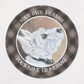 Westie Opzoeken Profiel B Labels (Design 1)