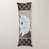 Westie Opzoeken Profiel B Lichaamskussen (Voorkant Verticaal)