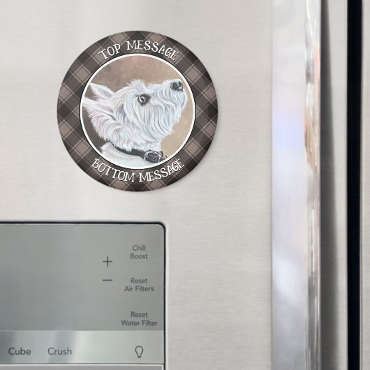 Westie Opzoeken Profiel B Magneet (Insitu (Koelkast))
