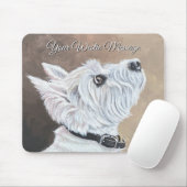 Westie Opzoeken Profiel B Muismat (Met muis)