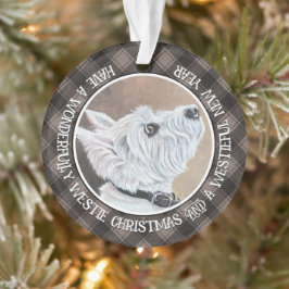 Westie Opzoeken Profiel B Ornament