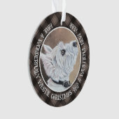 Westie Opzoeken Profiel B Ornament (voorkant)