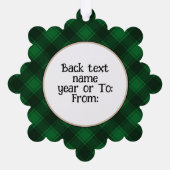 Westie Opzoeken Profiel B Ornament Kaart (Achterkant)