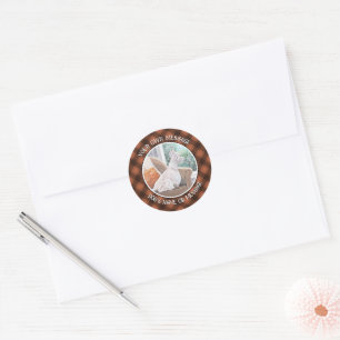 Westie Opzoeken Profiel B Ronde Sticker