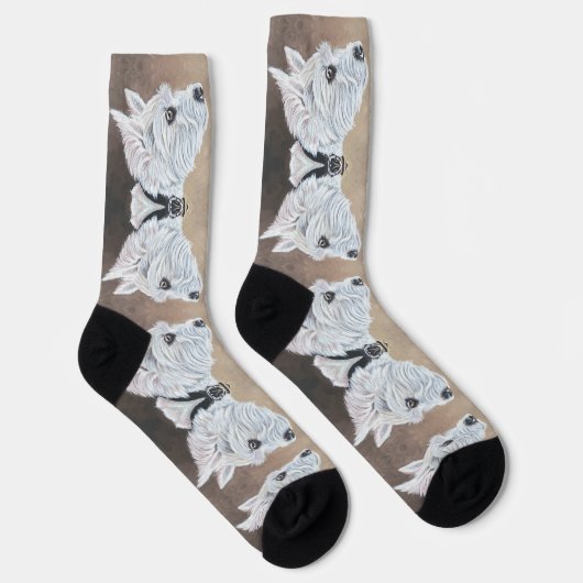 Westie Opzoeken Profiel B Sokken (Rechts)