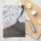 Westie Opzoeken Profiel B Theedoek (Quarter Fold)