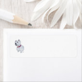 Westie Patriotic Return Address Label (Insitu)