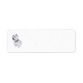 Westie Patriotic Return Address Label (Voorkant)