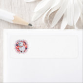 Westie Patriotic Return Address Label (Insitu)