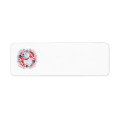 Westie Patriotic Return Address Label (Voorkant)