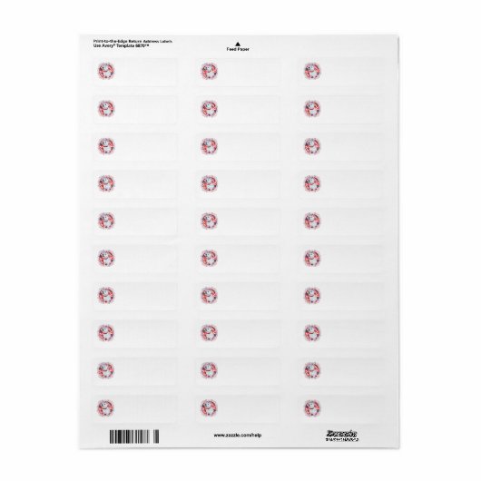 Westie Patriotic Return Address Label (Full Sheet)