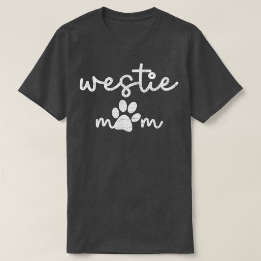Westie Paw Mam 410 T-shirt (Design voorkant)