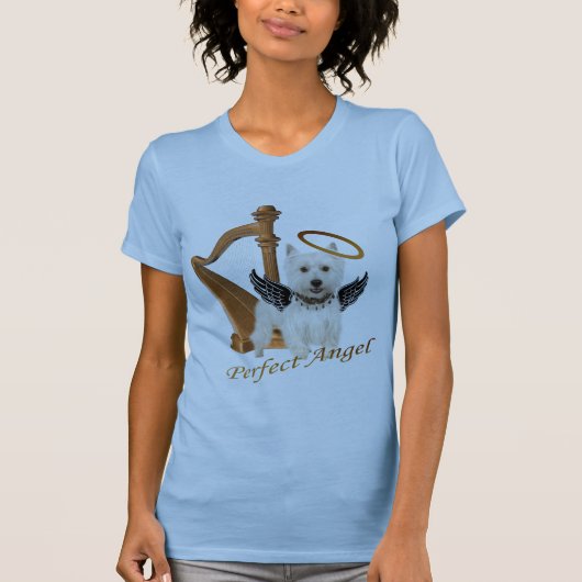 Westie Perfect Angel T-shirt (Voorkant)