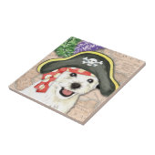 Westie Pirate Tegeltje (Zijkant)