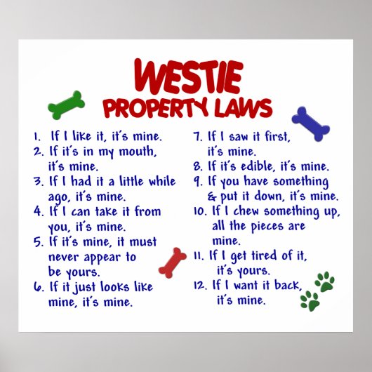 WESTIE PL2 POSTER (Voorkant)
