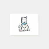 Westie Post-it® Notes (Voorkant)