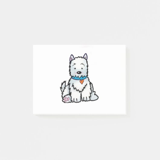 Westie Post-it® Notes (Voorkant)