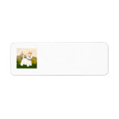 Westie Princess Return Address Label (Voorkant)