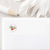 Westie Puppy Eerste Kerstmis Etiket (Insitu)