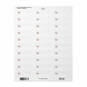 Westie Puppy Eerste Kerstmis Etiket (Full Sheet)